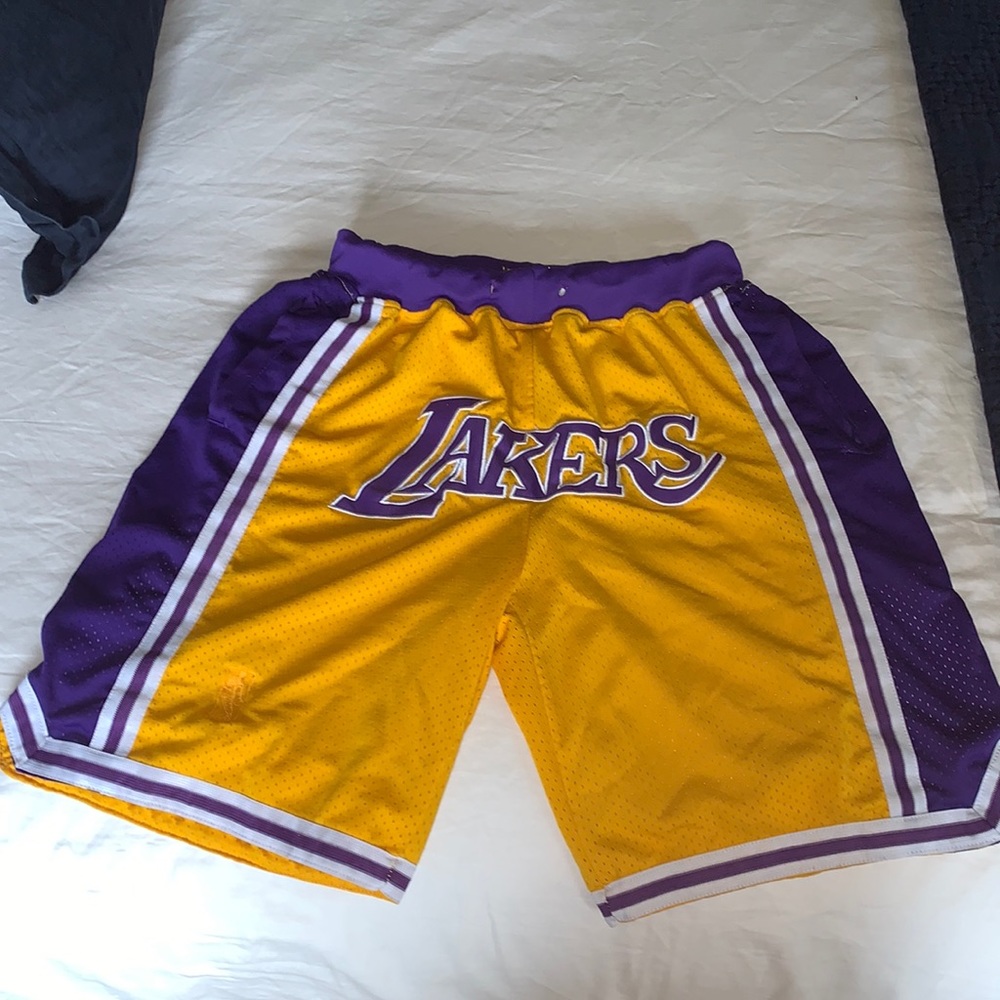 Just Don Lakers shorts mens